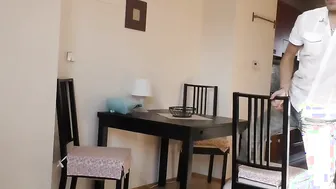Beautiful girl experiences nice sex for cash with stranger