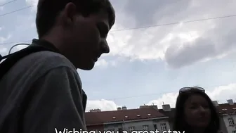 Poor dude watches sexy girlfriend cheating on him for cash