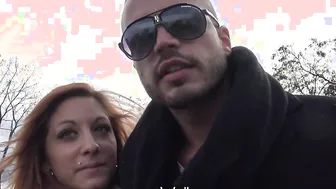 Redhead always wanted to try sex for money with stranger