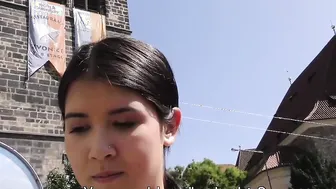 Nerdy cuckold watches girlfriend fucked by muscular stranger