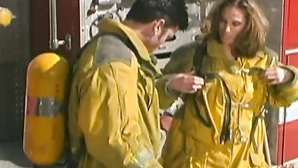 Firefighter's Dirty Little Secret - Hot MILF Rides The Hose And Gets A Facial