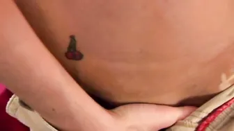 BrookeSkye strip off her pants showing her teen body