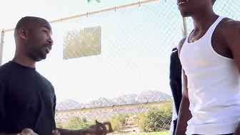 May Lee Takes 2 Huge African Dicks