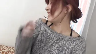 Saya Fujiwara has an mature colleague come to her home to visit her