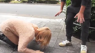 Meary Hayakawa meets a stranger and fucks with him