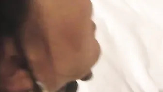 Bae Dark Hair Hot with Huge Titted Blows a Rough African Penis