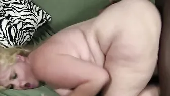 BBW Mazzeratie Monica Slaps At Her Cunt As She Is Fuck By A bbcs