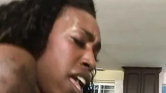 Royce Rae Loves To Plowed Rough Ebony Dick With Her Sweet Black Cunt