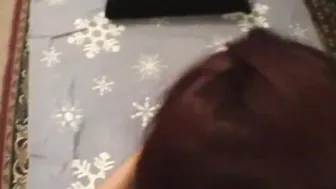 Hot Brunette showing pussy close up POV Fucking