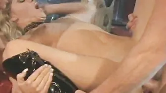 Blonde Beauty Takes 2 Huge Dicks at Once