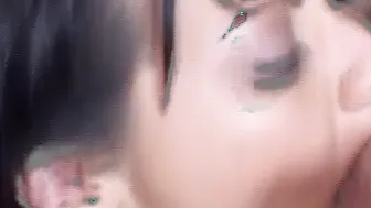 Sandra Romain Likes The Taste Of Her Own Booty When Its Mixed With Cum