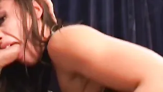 Jayna Oso Double Penetration Into Bondage Gear