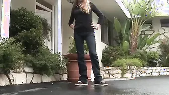 18 Allison Lane Takes An Internal Creampie After Fucking This Ebony Penis