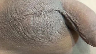 Ebony haired Thai crossdresser Ying decided to play with sex sex toys on the couch