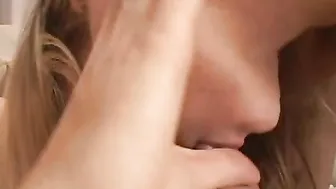 Redhead Babe Gives Blowjob & Facial in Adult Bookstore - POV