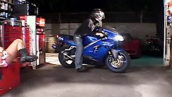 Turned On Julie Fucks Her Butt With Sex Toys And Then 2 Dicks Inside This 3 Way
