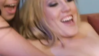2 Super Sexy Women And 1 Huge Rough Dick Make For A Fantastic Three-Way