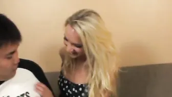 Teen Cuties #3 - Teasing Blonde Babe Gets A Huge Facial