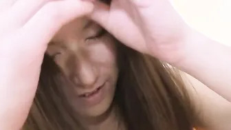 Super Sexy chinese with ebony hair Nagisa Fukushima went to the dudes house to warm him