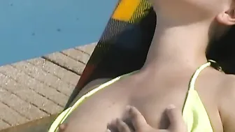 Softcore Solo Female Outdoor Masturbation