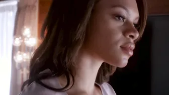 Deeper. Cutie Halle cant resist her ex-bfs rough penis