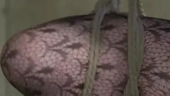 Suspended And Hogtied Chubby Submissive Is Dominated With Sex Toys And Vibrators