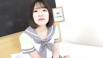Adorable Japanese sluts next door Ayumi getting inside costume to play