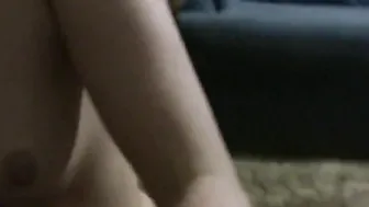 Hot Blonde with sexy body handjob Dick closeup