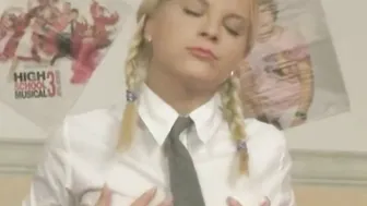 college girl Teen Kimmy - Masturbates In Classroom With Dildo