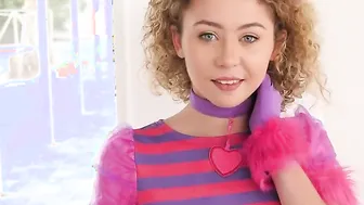 CUM4K Curly Haired Girl Creampied Multiple Times By Big Dick On Halloween