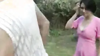 Cute Slut Fucking Outdoor