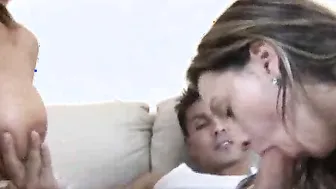 Hot MILF Teaches Young Guy How to Pleasure Her in Bed