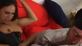 Latina slut gets her pussy fucked in private