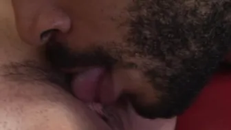 Petite teen with small tits at amateur interracial casting