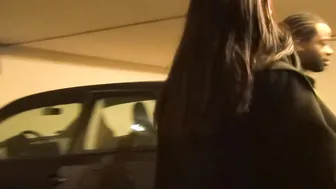 Parking porn video – Skinny slut fuck in the Underground car park with the BBC