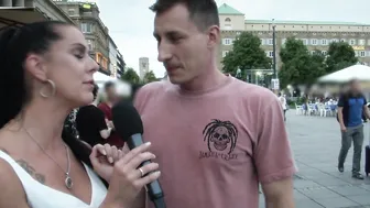 Real street pick up for a German sex Casting