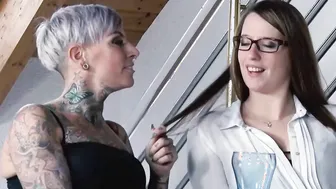Naughty lesbian anal Dildo Sex with bitches in Nylons