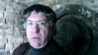 Nun fuck with a monk during the naughty roleplay in costumes