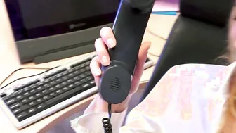Anal sex in the office with the naughty Milf Secretary