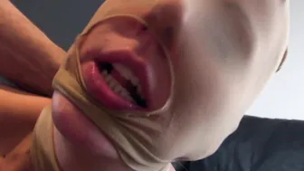 Ass fuck a German slut in Nylon Pants