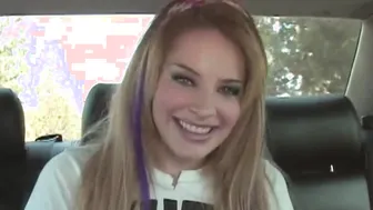 Rocker Ally with small tits Blowjob hard