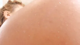 Busty spanish Milf with blonde Hair fuck in the shower