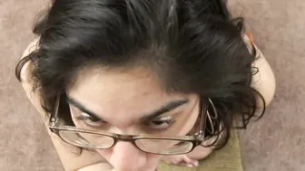 ChickPass - Hispanic goddess Lucy Sunflower is sucking off a lucky geeks