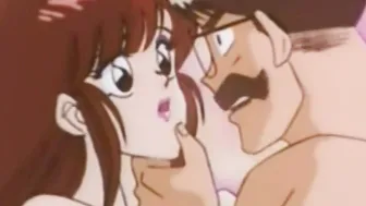 Hentai babe takes massive dick in her wet pussy