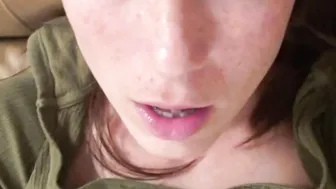 BrookeSkye rubbing pussy and ass panty closeup