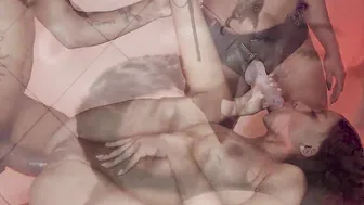 Amari Gold Takes NyNyLew and Musa Phoenix at Once (3 Way double penetration)