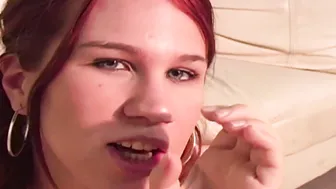18 Year Old year mature Alyssa West loves huge loads all over her big hooters