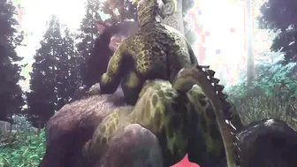 Offer porn video – Lizard offer wolf a amazingly hot bounce on his penis
