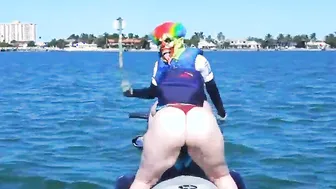 Virgo Peridot and Mandimayxxx Getting Banged By Gibby The Clown On A Jet Ski Into The Middle Of The Ocean