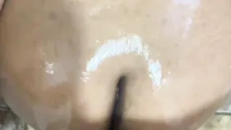 Tia toma banho com sobreinho vendo  e acaba rolando sexo